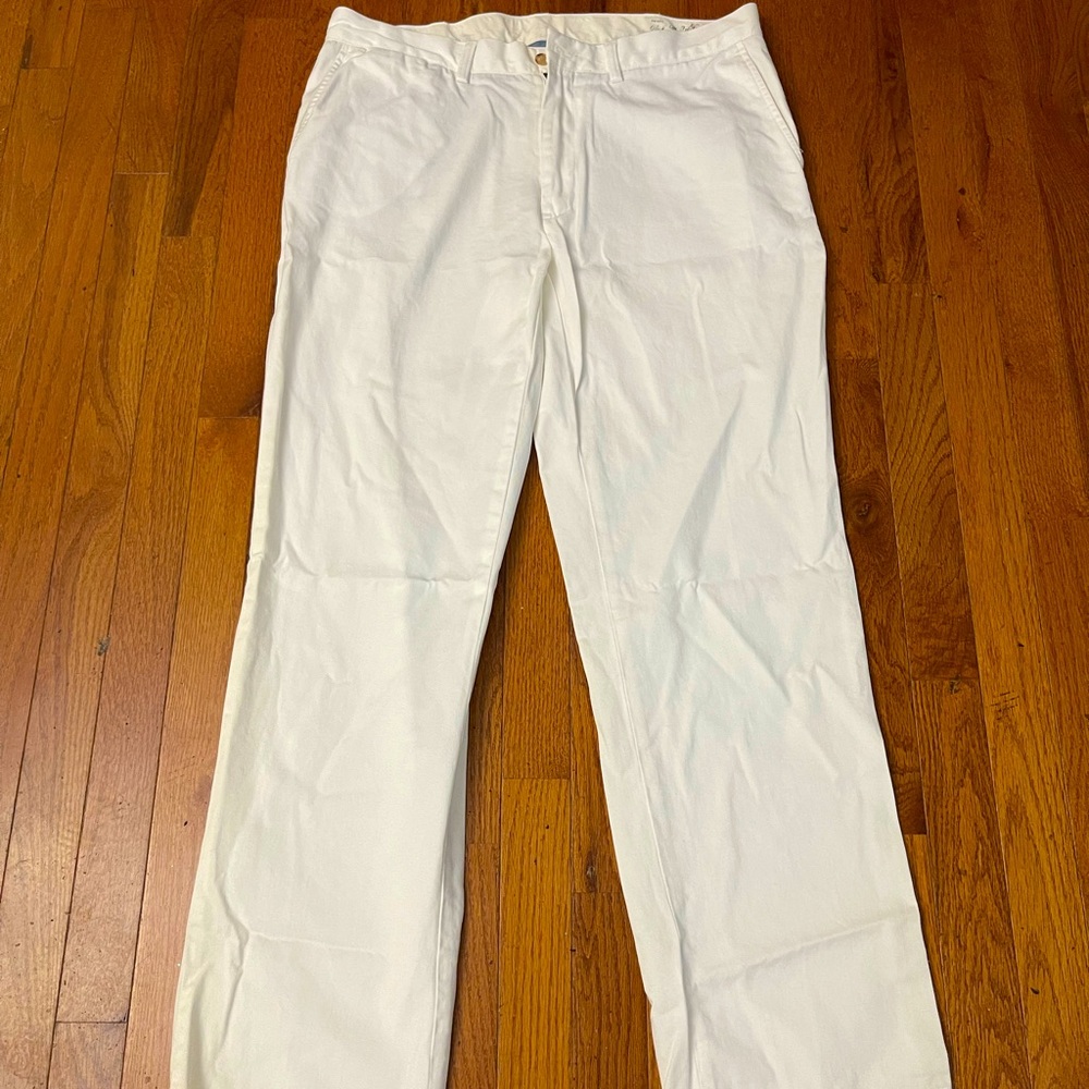 Men’s Polo by Ralph Lauren Classic Fit Pants - White - Size 36